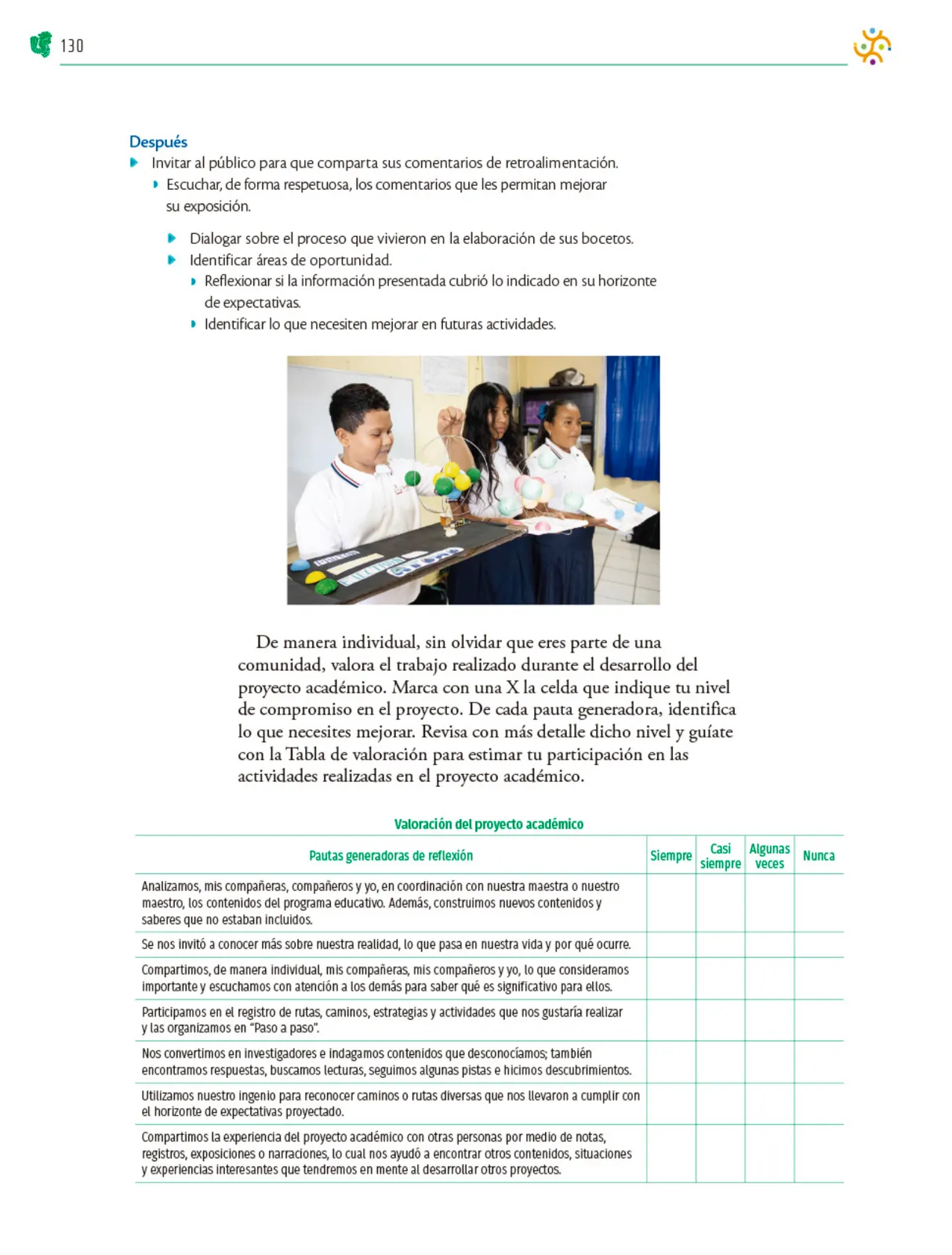 Miniatura página 131 de Colección Nanahuatzin. Nuestro libro de Proyectos.  Tomo II.  Libro de Educación Telesecundaria Grado 3°  Ciclo Escolar 2025 - 2026
