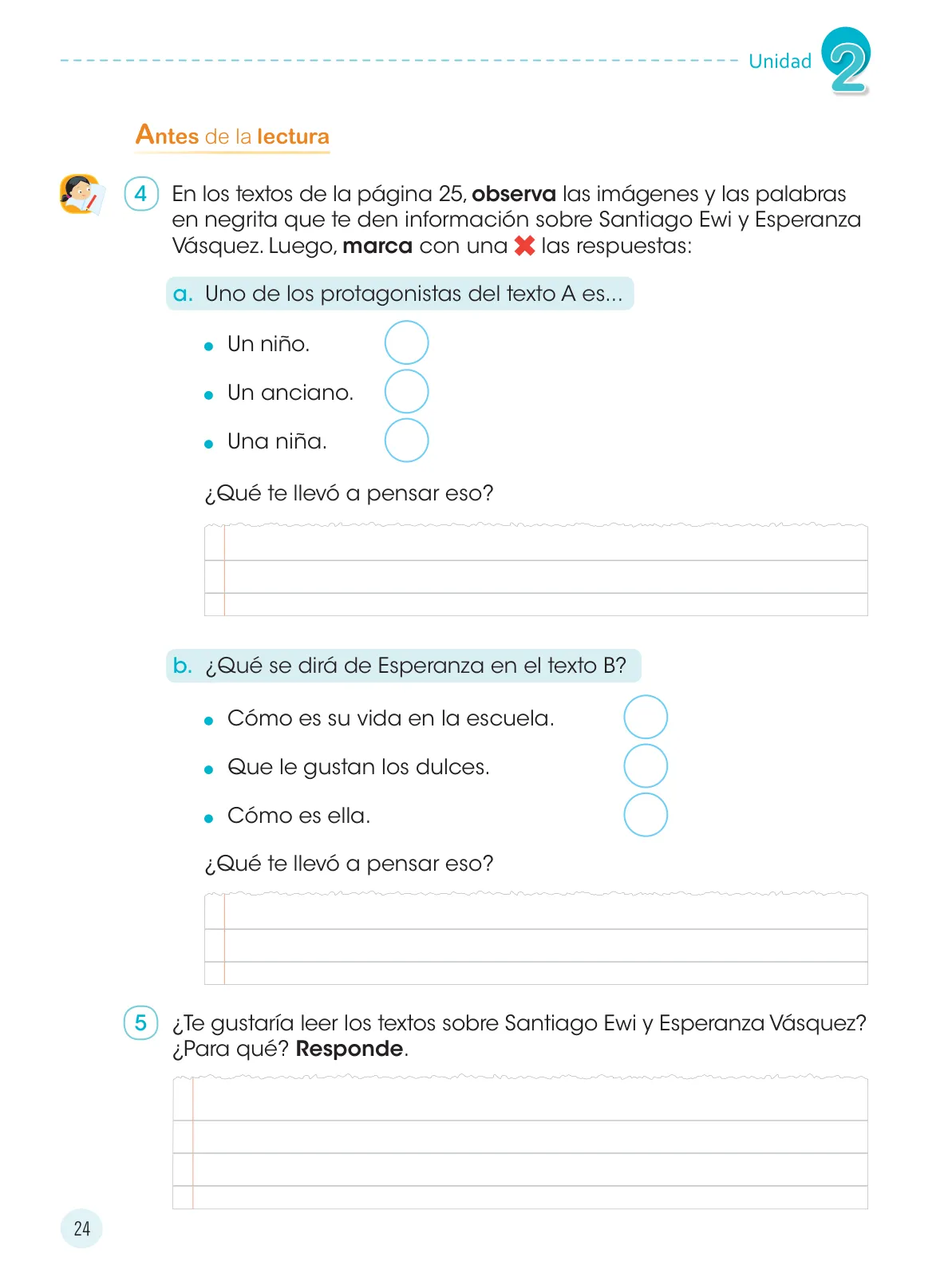 Página 26 de Comunicación 4 : cuaderno de trabajo para cuarto grado de Educación Primaria 2019 · 2019