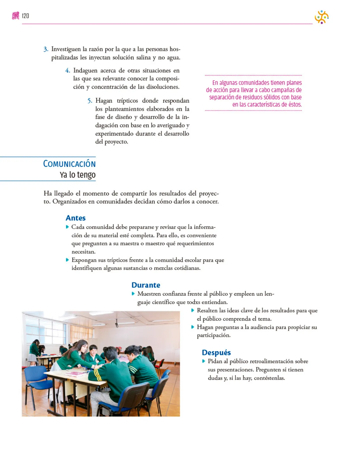 Página 121 de Colección Nanahuatzin. Nuestro libro de proyectos. Libro de Educación Secundaria Grado 3° Ciclo Escolar 2025 - 2026
