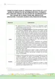 Miniatura página 36 de Orientaciones para el funcionamiento de las cunas y cunas jardín que brindan el servicio de educación y cuidado diurno con atención integral para niñas y niños de 12 a 36 meses : guía del servicio y protocolos · 2024