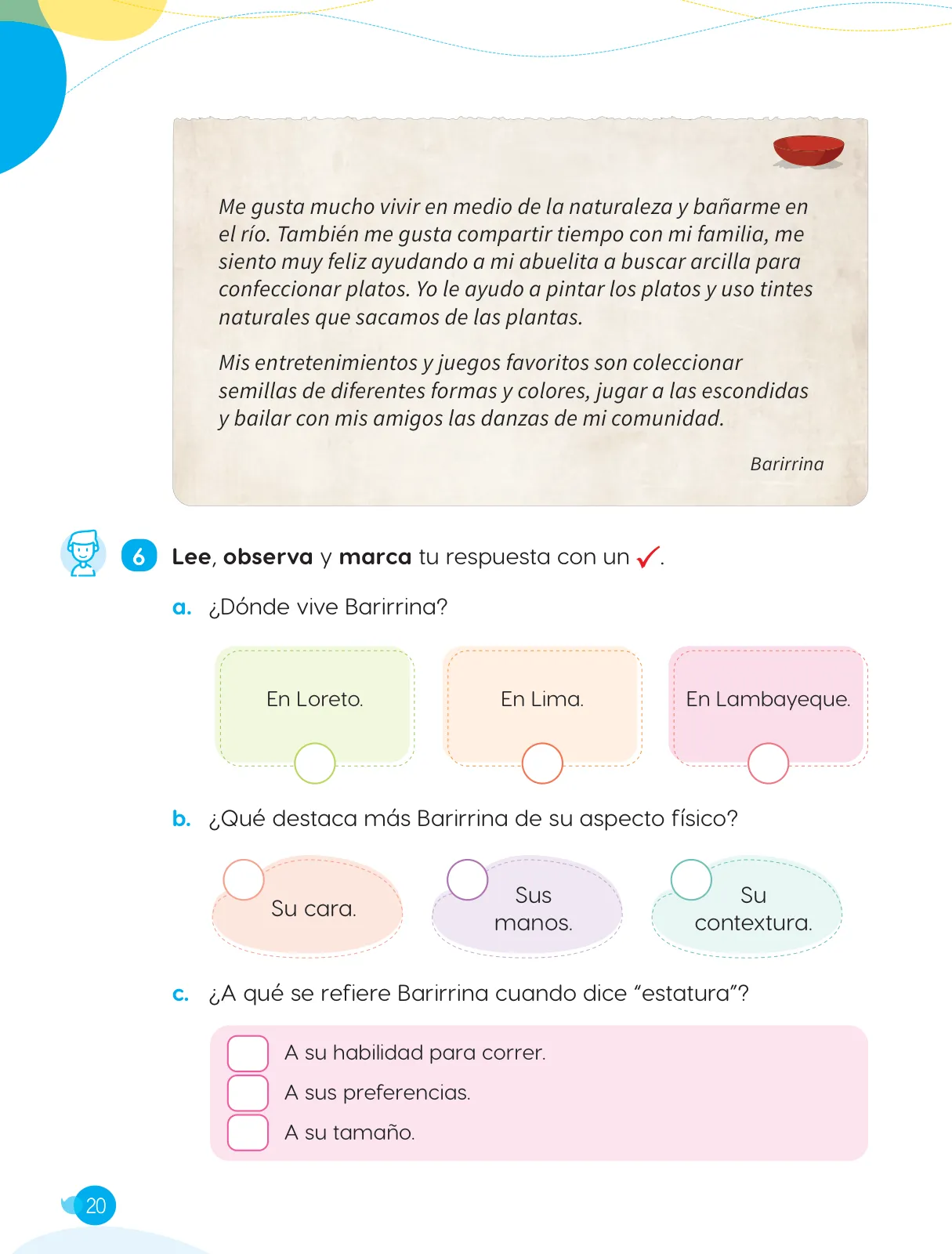 Página 22 de Cuadernillo de Comunicación 3, tercer grado de Primaria · 2023