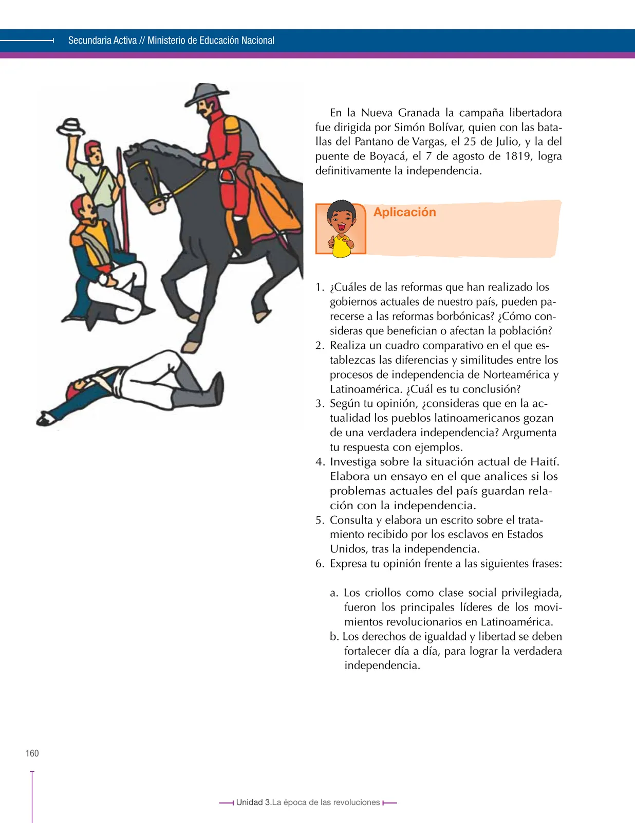 Miniatura página 160 de Ciencias Sociales 8° · Secundaria Activa