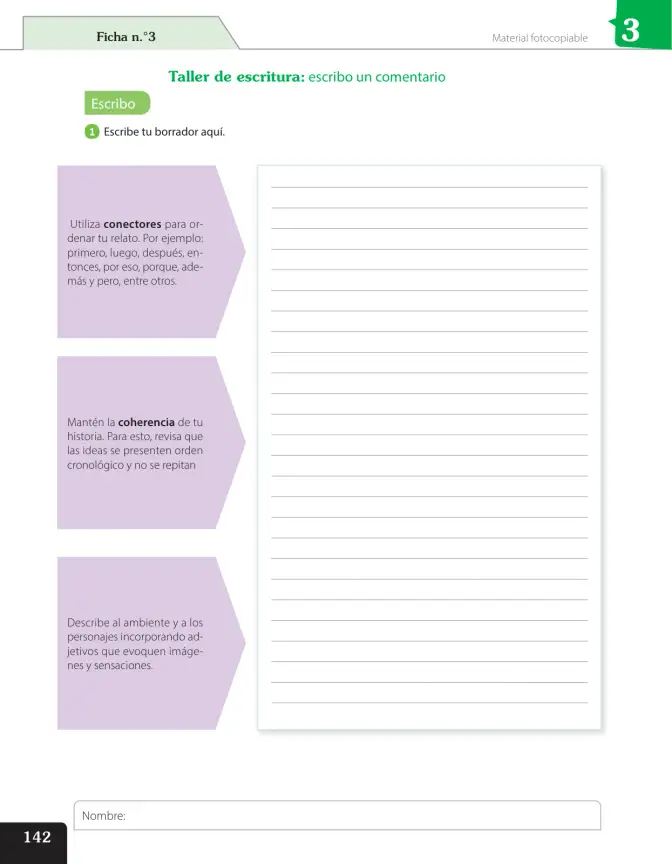 Página 55 de Lenguaje y Comunicación – Sexto Básico | Texto del Estudiante MINEDUC – Descargar PDF · 2024