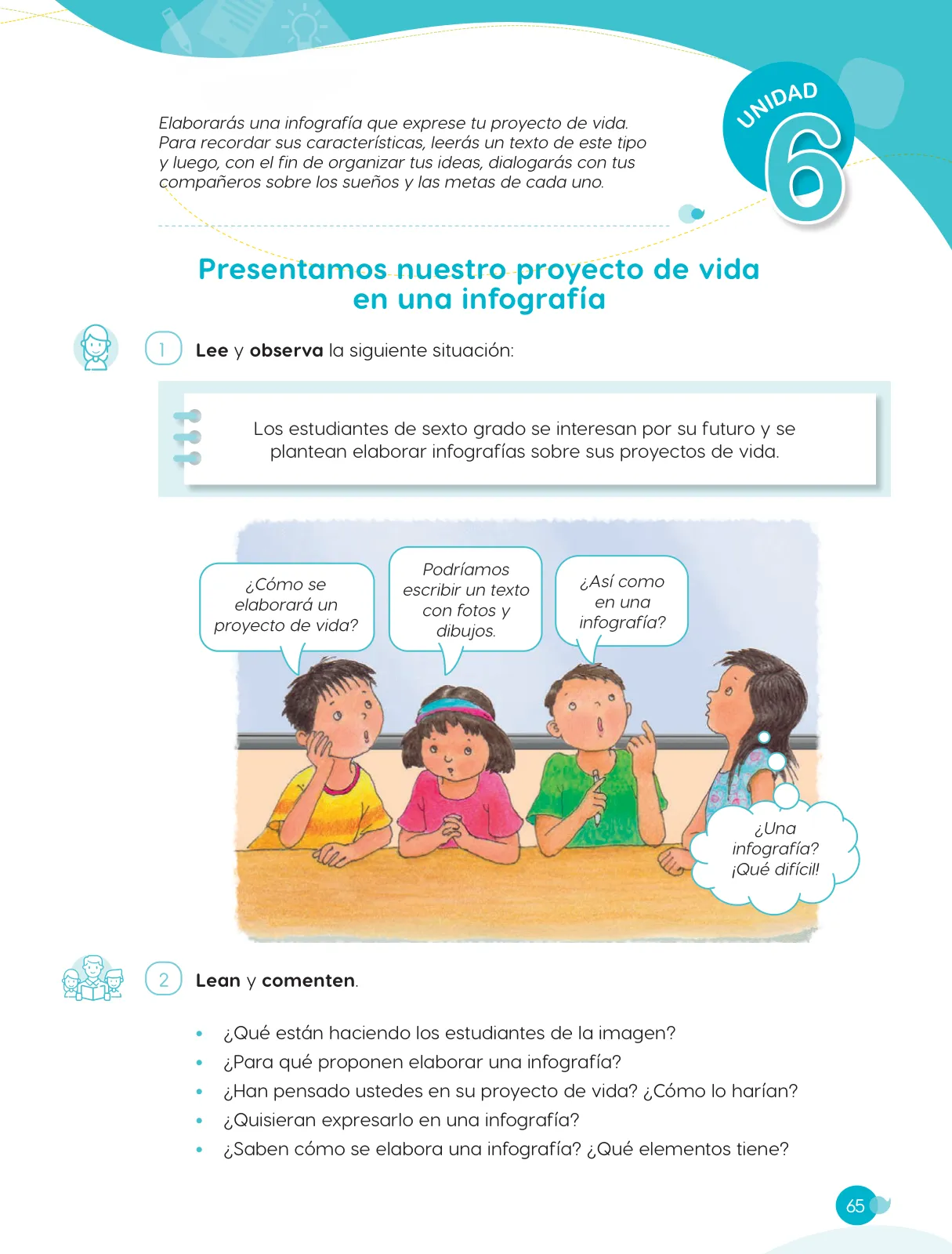 Miniatura página 67 de Cuadernillo de Comunicación 6, sexto grado de Primaria · 2023