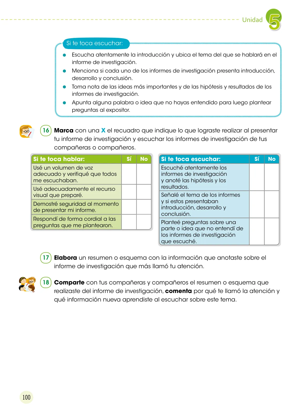 Miniatura página 101 de Comunicación 6 : cuaderno de trabajo para sexto grado de Educación Primaria 2019 · 2019