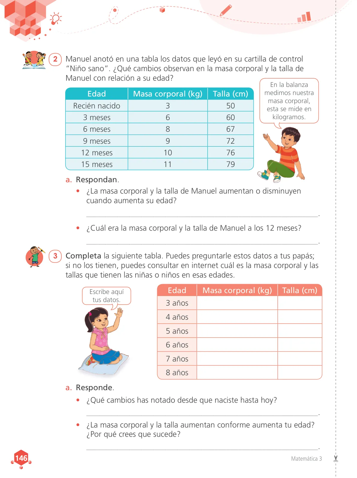 Miniatura página 148 de Matemática 3 : cuaderno de trabajo para tercer grado de Educación Primaria 2019 · 2019