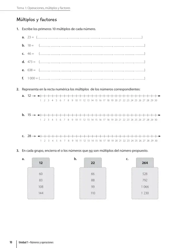 Página 12 de Matemática – Sexto Básico | Texto del Estudiante MINEDUC – Descargar PDF · 2024
