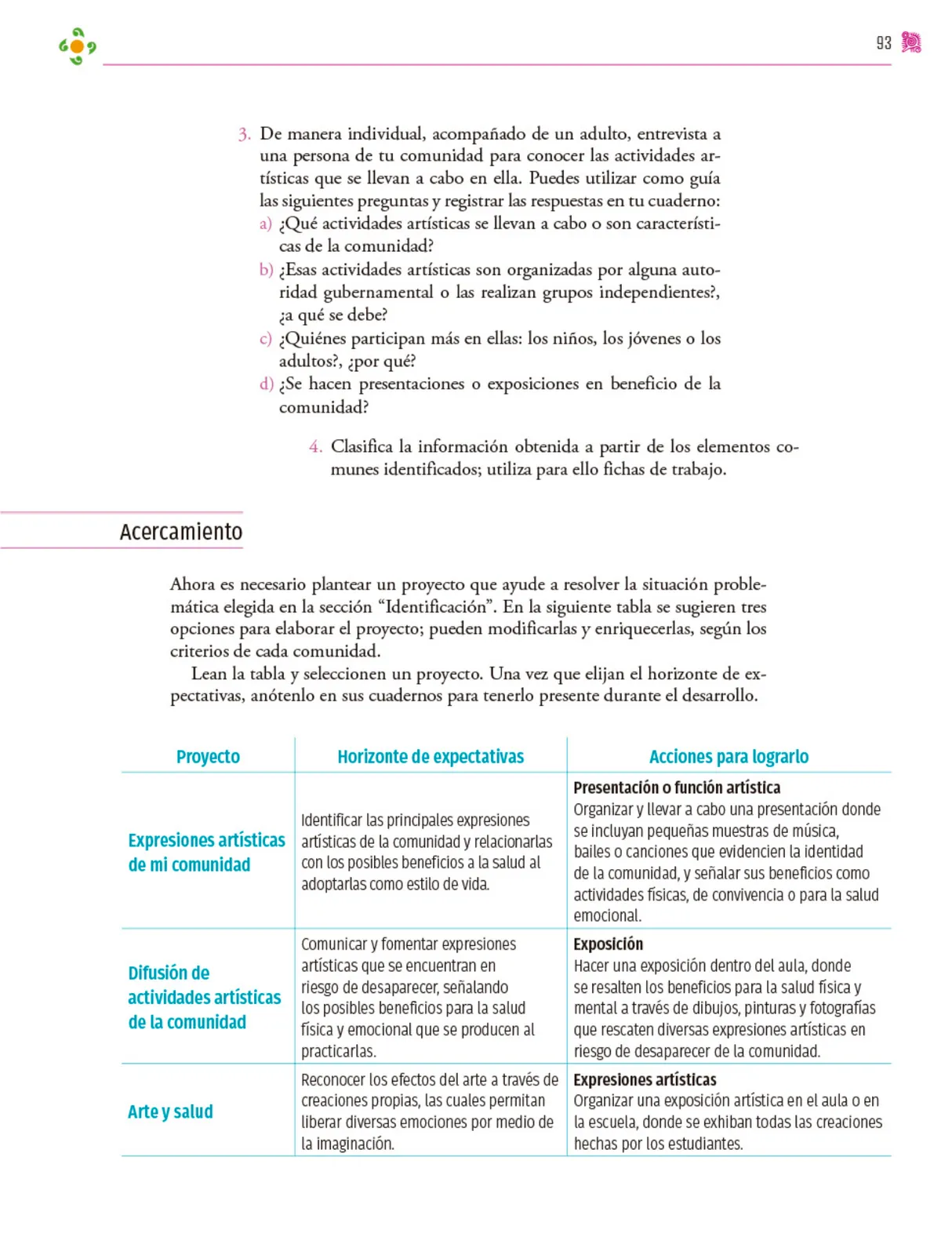 Miniatura página 94 de Colección Ximhai. Nuestro libro de proyectos.   Libro de Educación Secundaria Grado 1°  Ciclo Escolar 2025 - 2026