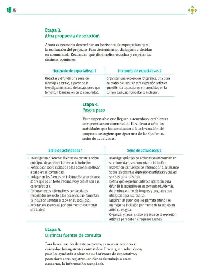 Página 83 de Colección Sk´asolil. Nuestro libro de Proyectos. Tomo III. Libro de Educación Telesecundaria Grado 2° Ciclo Escolar 2025 - 2026