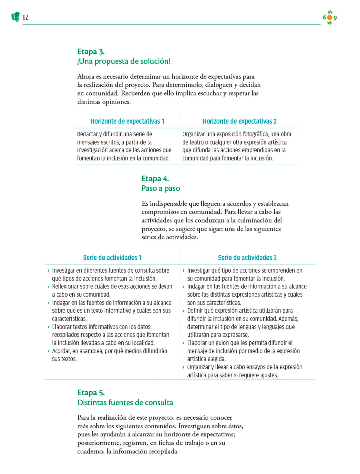 Miniatura página 83 de Colección Sk´asolil. Nuestro libro de Proyectos.  Tomo III.  Libro de Educación Telesecundaria Grado 2°  Ciclo Escolar 2025 - 2026