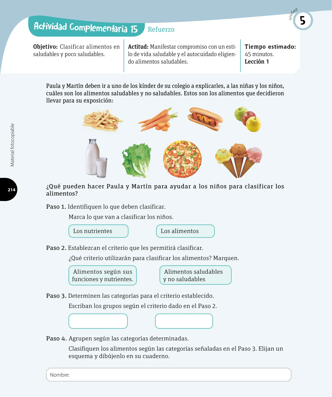 Página 207 de Ciencias Naturales – Tercero Básico | Texto del Estudiante MINEDUC – Descargar PDF · 2024