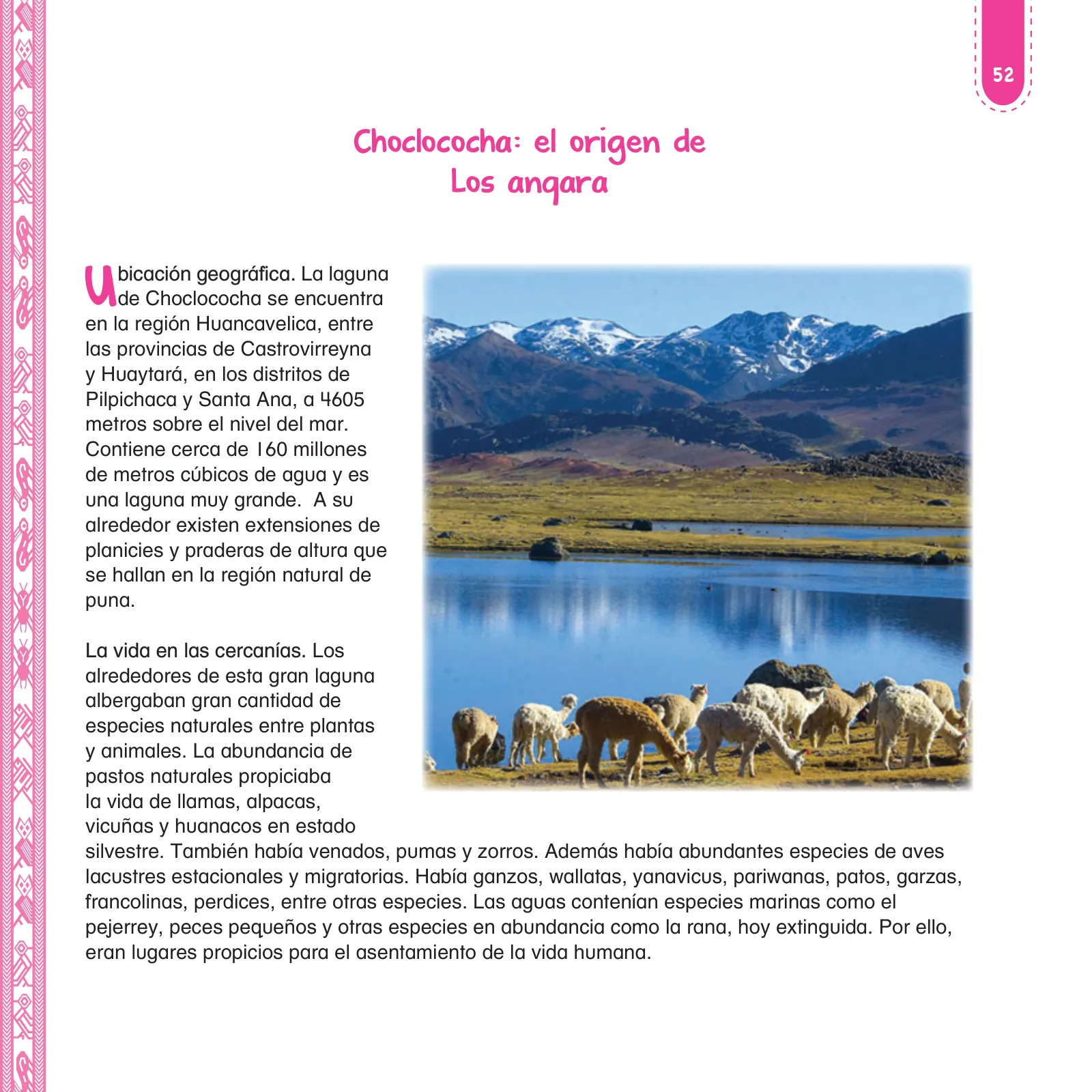 Página 54 de Anqarakunapa kawsakuyninmanta. Literatura 2 - 4° Primaria - Quechua chanka · 2023