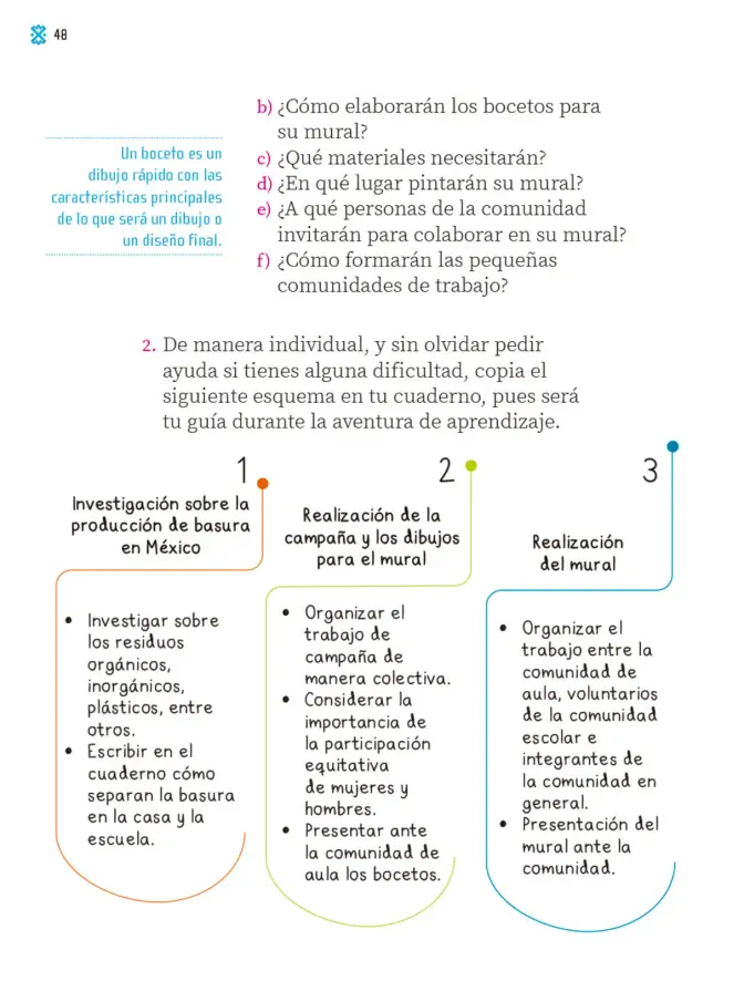 Página 49 de Proyectos Comunitarios. Libro de Educación Primaria Grado 1° Ciclo Escolar 2025 - 2026