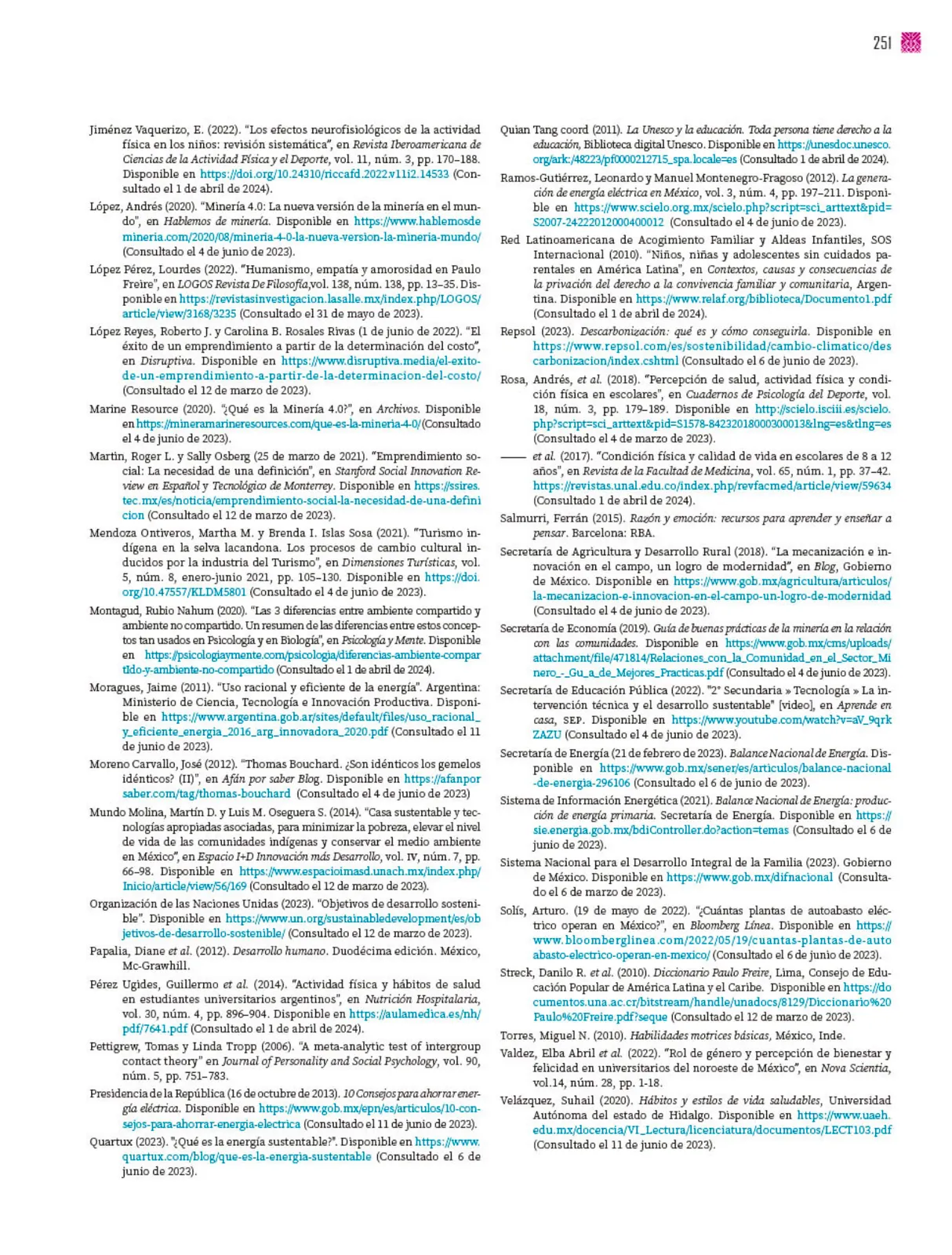 Página 252 de Colección Nanahuatzin. De lo humano y lo comunitario. Libro de Educación Secundaria Grado 3° Ciclo Escolar 2025 - 2026
