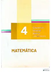 Portada de Matemática · 4 EGB · 2024