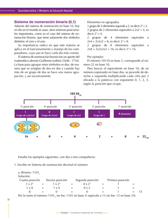 Página 30 de Matematica 6° · Secundaria Activa
