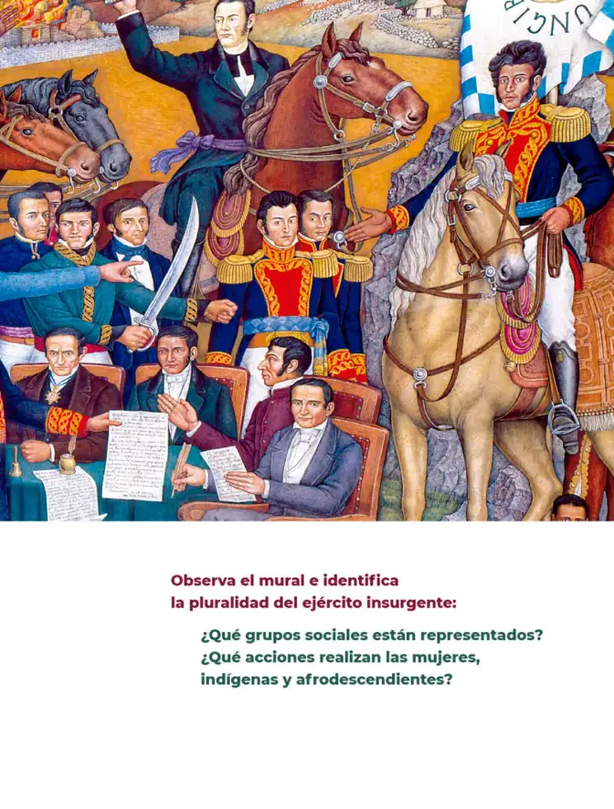 Página 106 de Historia del pueblo mexicano. Multigrado Libro de Educación Telesecundaria Grado 1° Ciclo Escolar 2025 - 2026