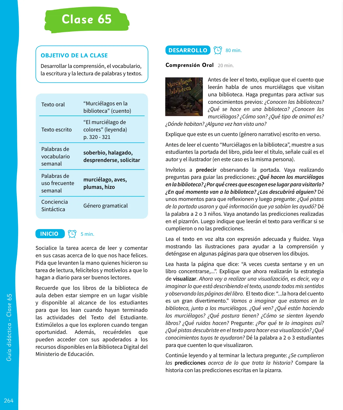 Página 265 de Lenguaje y Comunicación – Segundo Básico – Texto del Estudiante MINEDUC – Descargar PDF · 2024