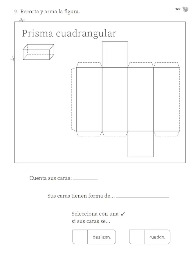 Página 130 de Múltiples lenguajes. Trazos y números. Libro de Educación Primaria Grado 2° Ciclo Escolar 2025 - 2026