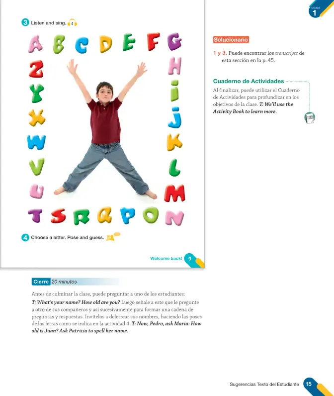 Página 17 de Inglés – Tercero Básico | Texto del Estudiante MINEDUC – Descargar PDF · 2024