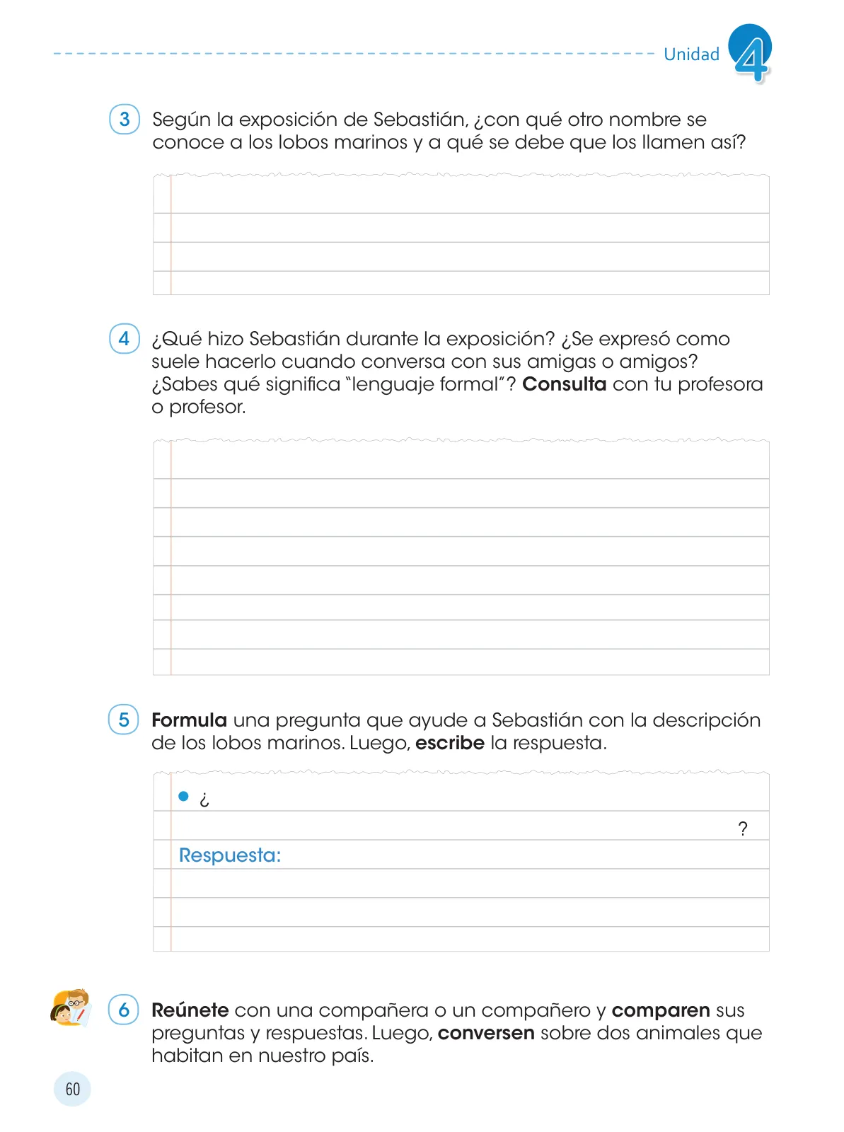 Miniatura página 62 de Comunicación 3 : cuaderno de trabajo para tercer grado de Educación Primaria 2019 · 2019