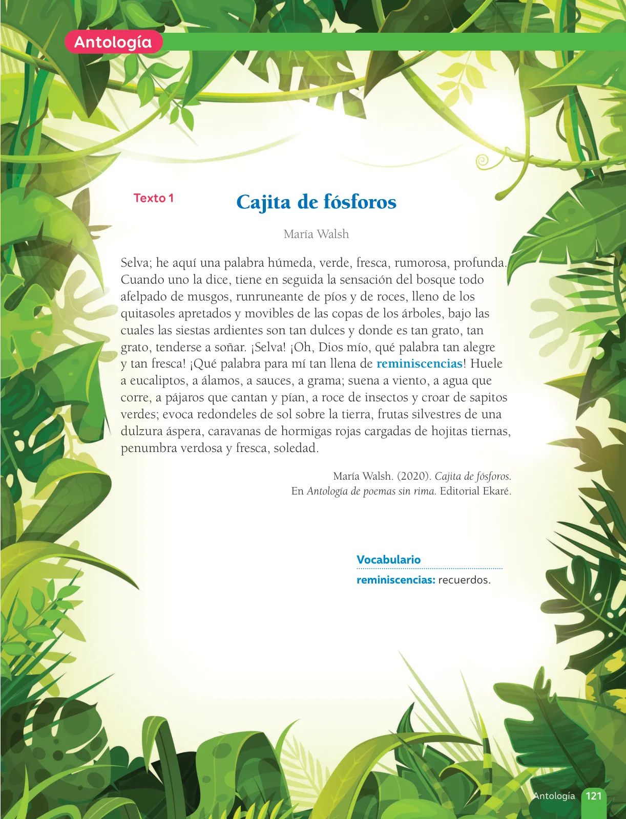 Página 123 de Lenguaje y Comunicación – Sexto Básico | Texto del Estudiante MINEDUC – Descargar PDF · 2024