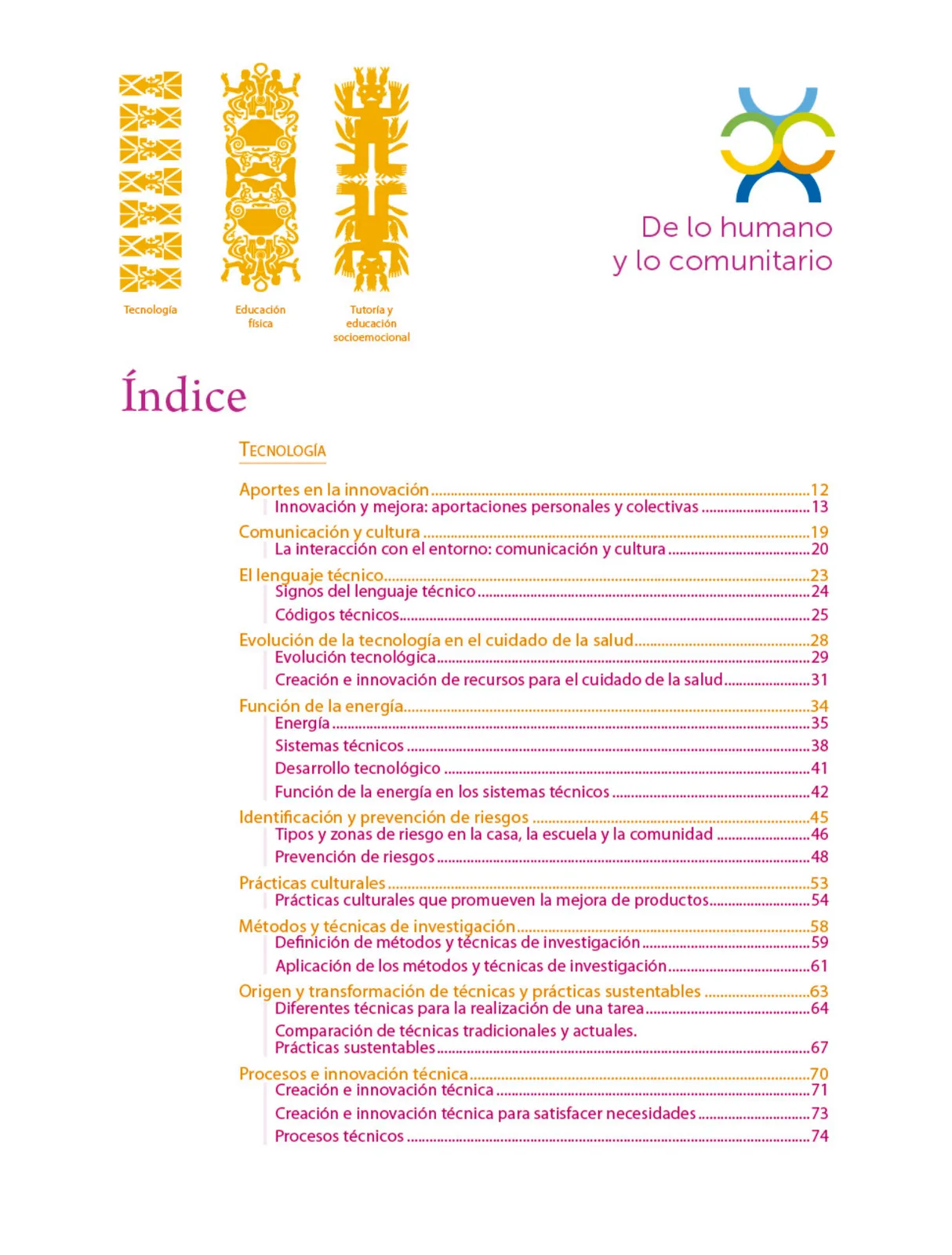 Miniatura página 10 de Colección Ximhai. De lo humano y lo comunitario.   Libro de Educación Secundaria Grado 1°  Ciclo Escolar 2025 - 2026