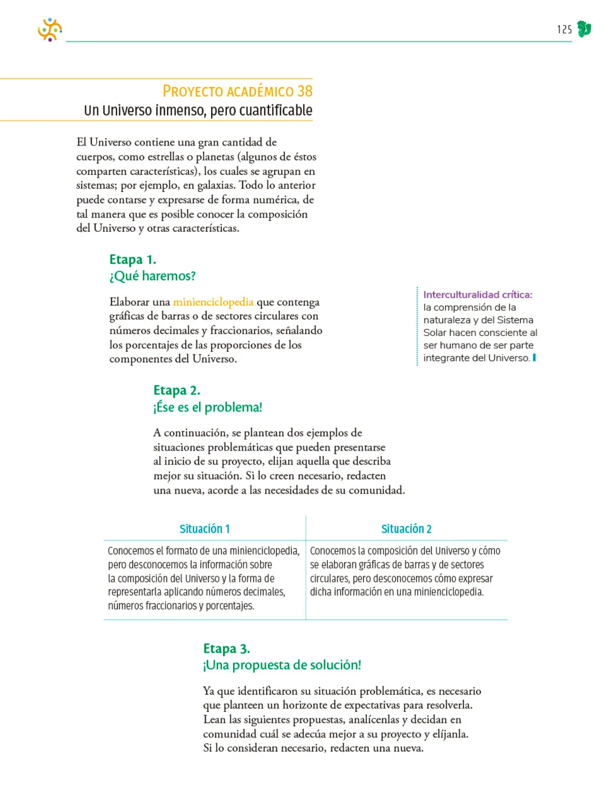 Página 126 de Colección Sk´asolil. Nuestro libro de Proyectos.  Tomo III.  Libro de Educación Telesecundaria Grado 2°  Ciclo Escolar 2025 - 2026