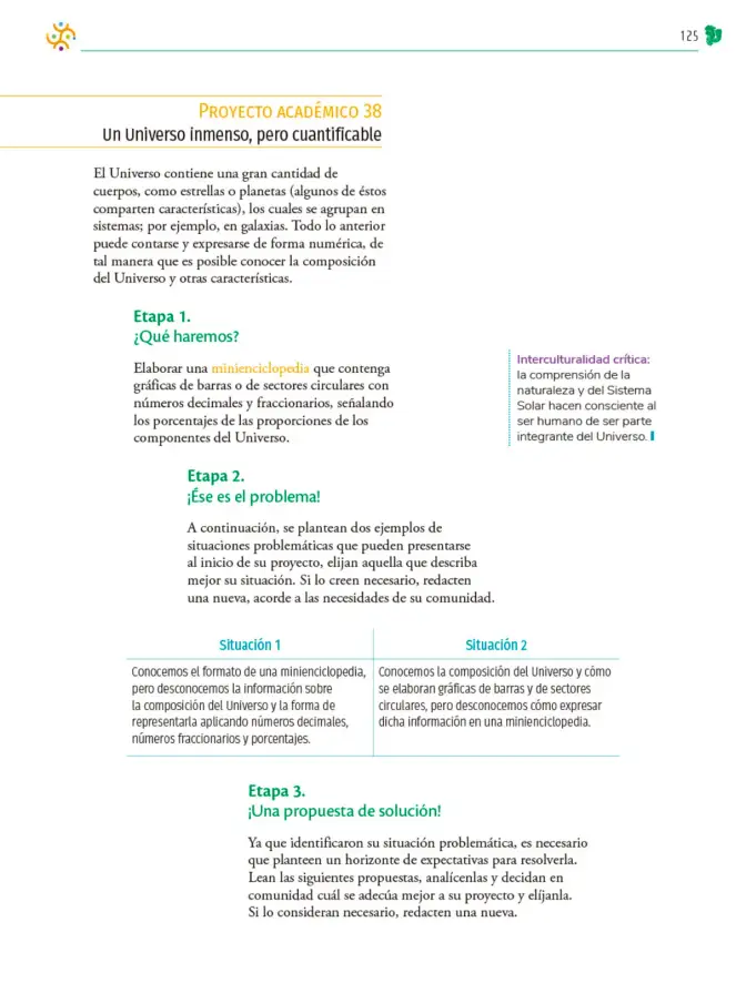 Página 126 de Colección Sk´asolil. Nuestro libro de Proyectos. Tomo III. Libro de Educación Telesecundaria Grado 2° Ciclo Escolar 2025 - 2026