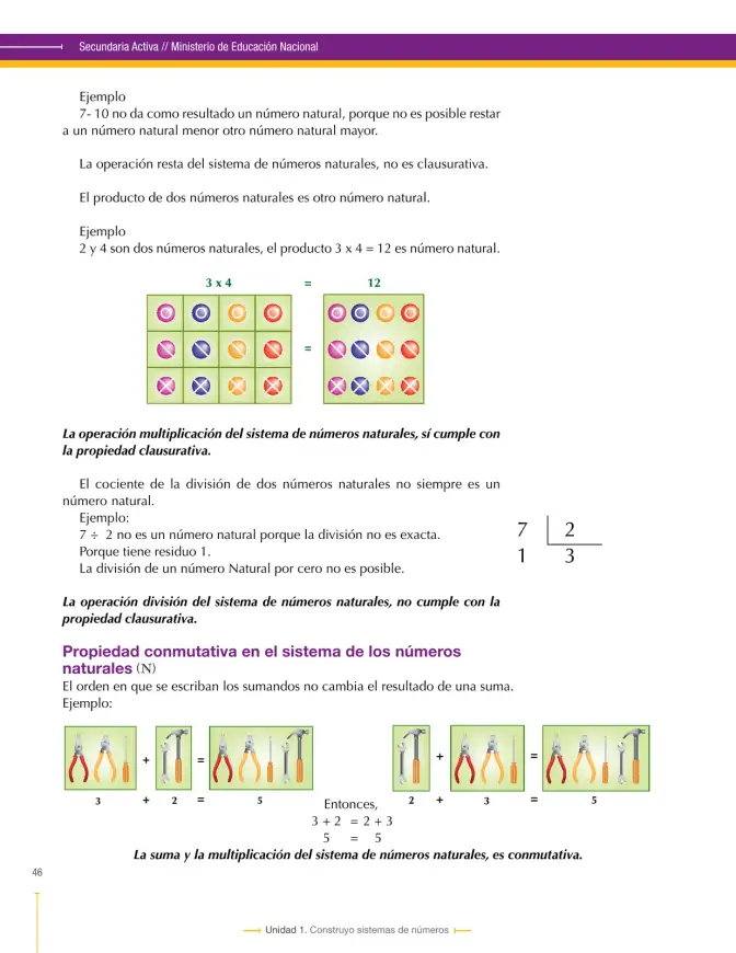 Página 46 de Matematica 6° · Secundaria Activa