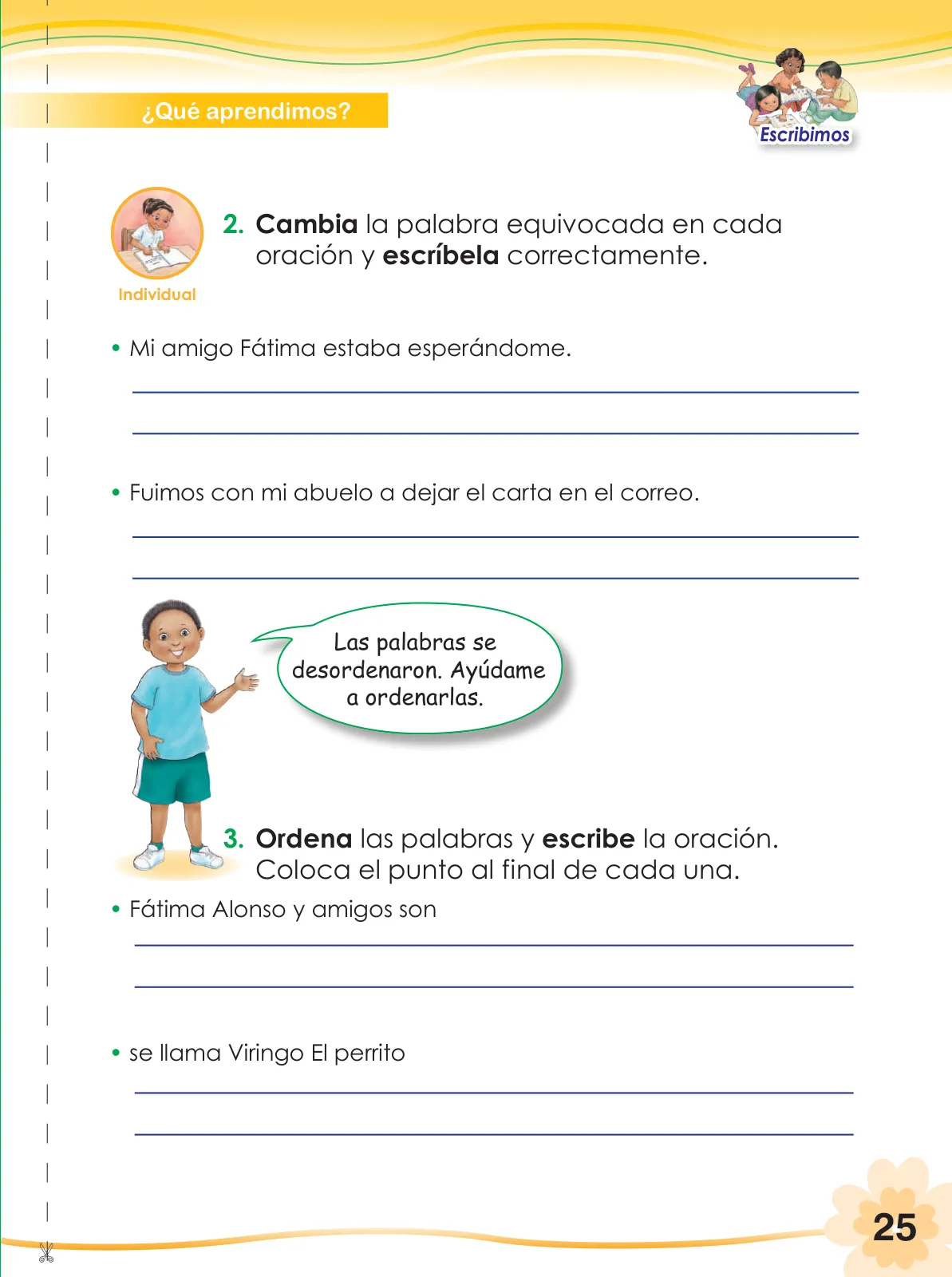 Página 27 de Comunicación 2 : cuaderno de trabajo para segundo grado de Educación Primaria 2019 · 2019