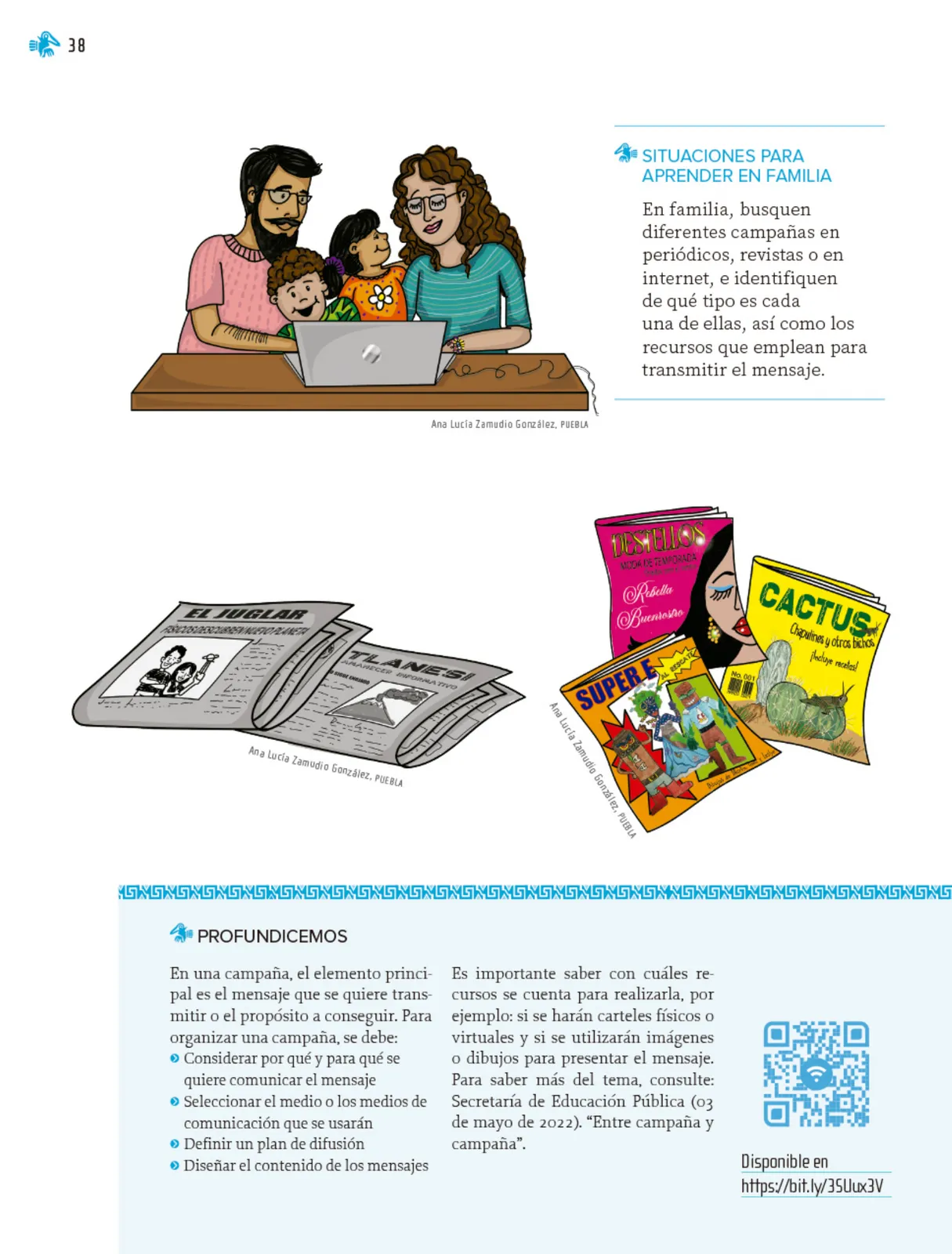 Página 39 de Nuestros saberes: Libro para alumnos, maestros y familia.   Libro de Educación Primaria Grado 1°  Ciclo Escolar 2025 - 2026