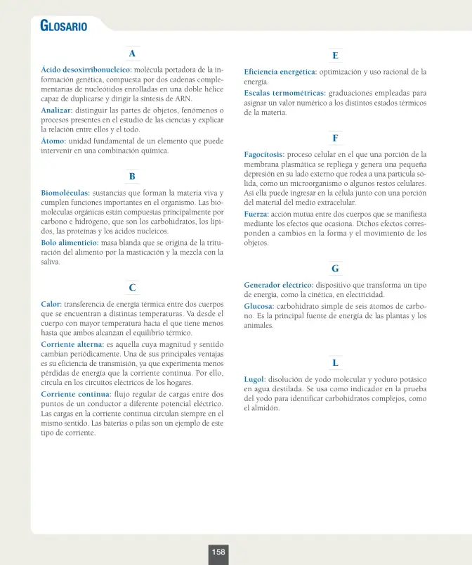 Página 159 de Ciencias Naturales – Octavo Básico | Texto del Estudiante MINEDUC – Descargar PDF · 2024