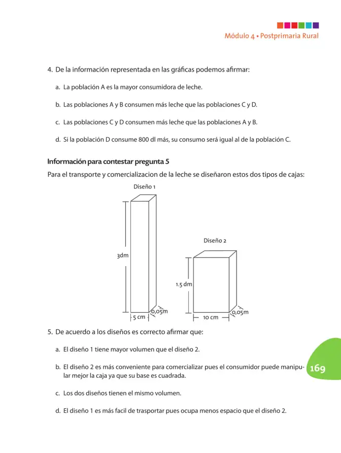 Página 170 de Matematica 7° · Postprimaria