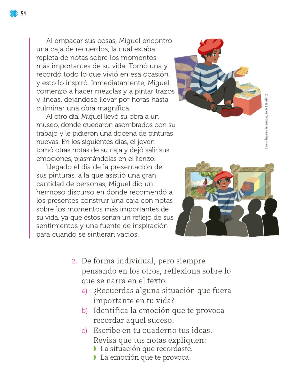 Página 55 de Proyectos de Aula. Libro de Educación Primaria Grado 1° Ciclo Escolar 2025 - 2026