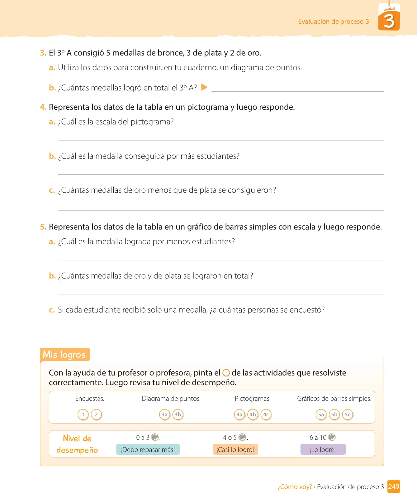 Miniatura página 251 de Matemática – Tercero Básico | Texto del Estudiante MINEDUC – Descargar PDF · 2024