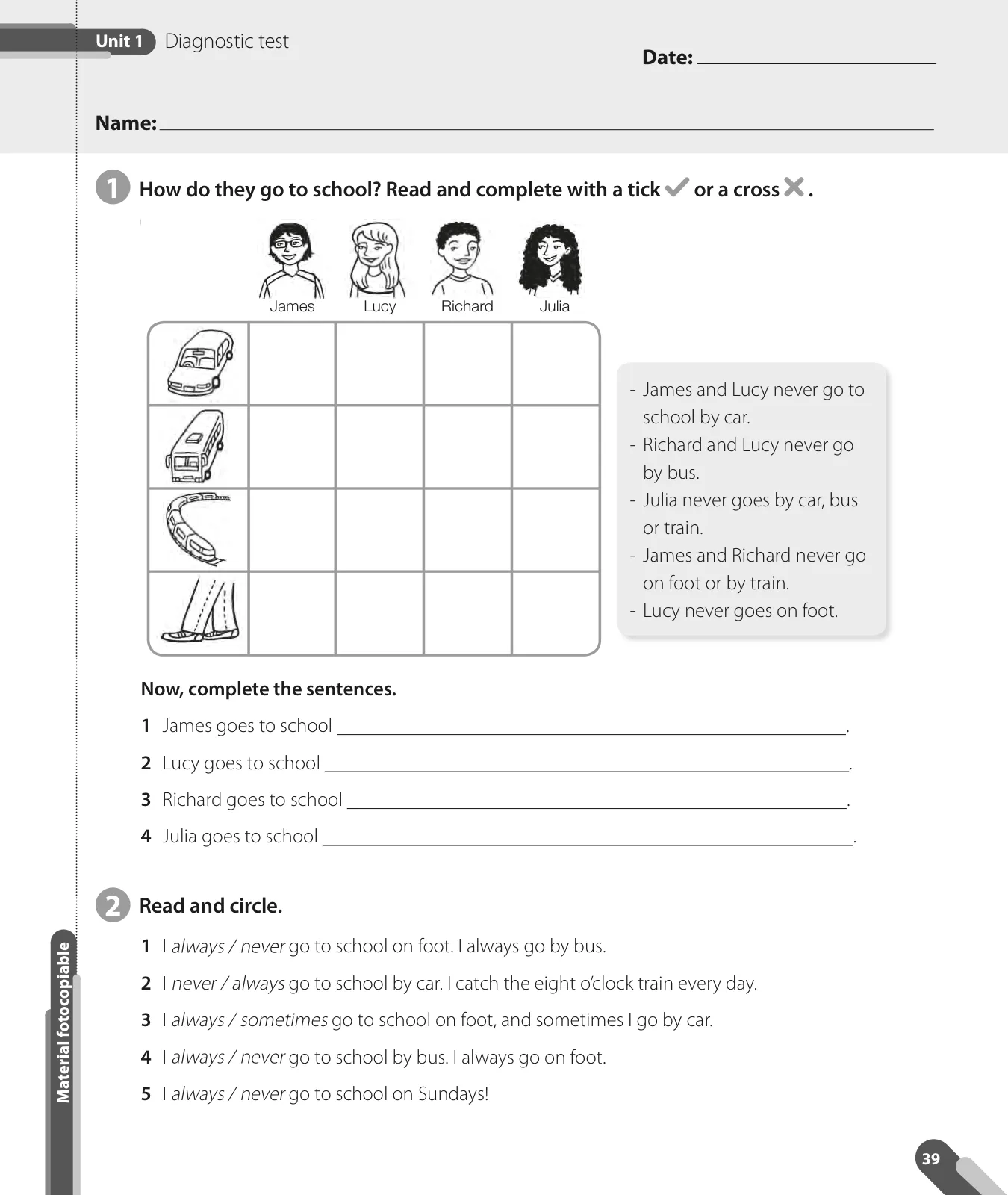 Miniatura página 41 de Inglés – Quinto Básico | Texto del Estudiante MINEDUC – Descargar PDF · 2024