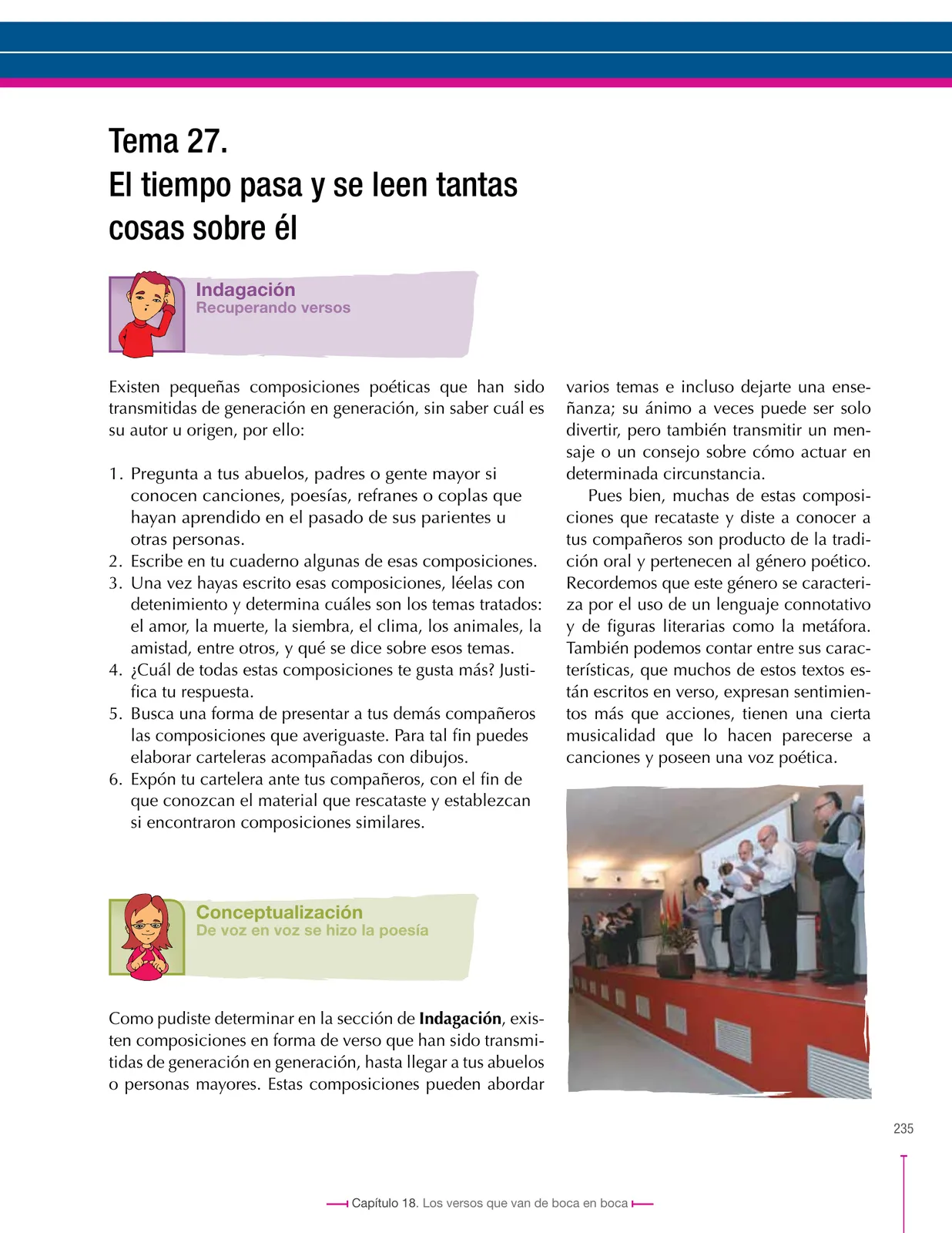 Miniatura página 235 de Lenguaje 7° · Secundaria Activa