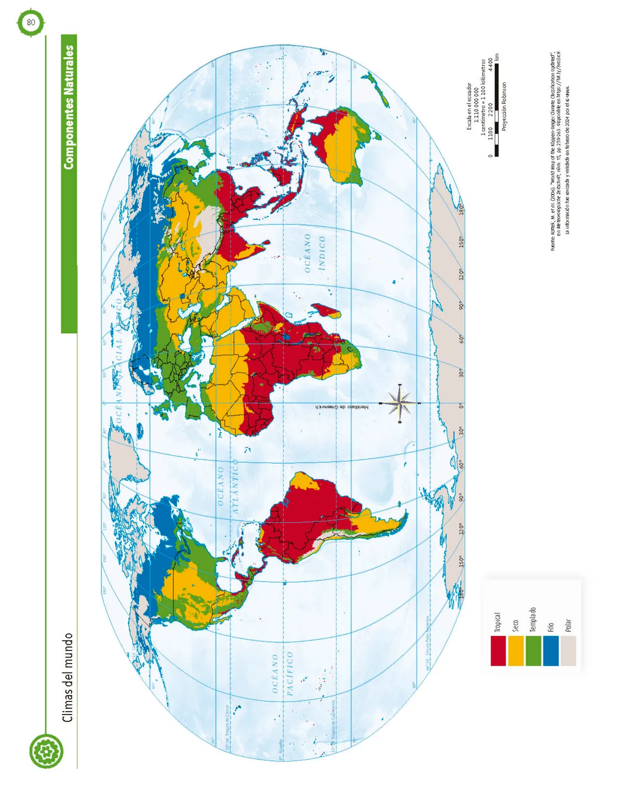 Miniatura página 81 de Cartografía de México y el mundo.   Libro de Educación Primaria Grado 4°  Ciclo Escolar 2025 - 2026