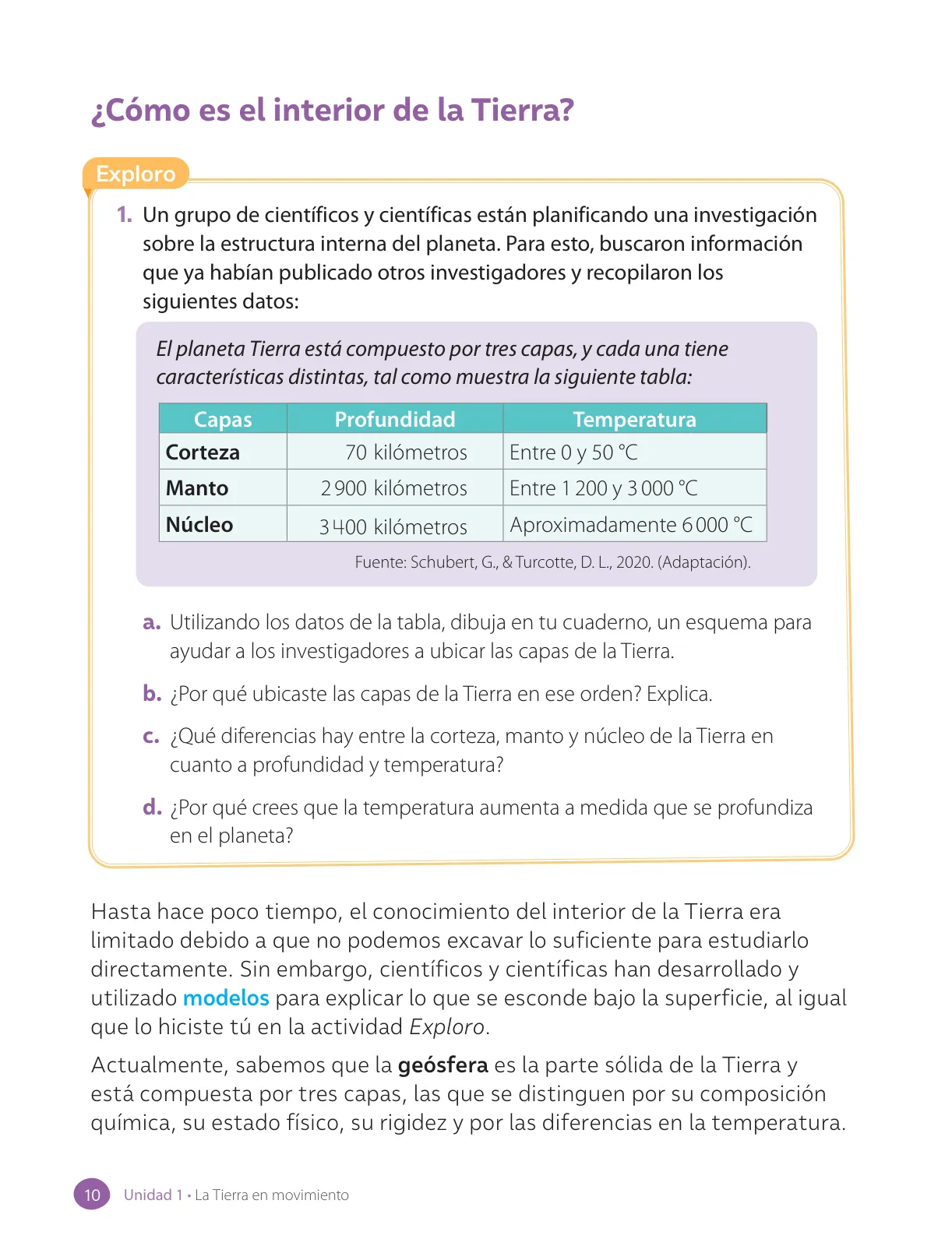 Página 12 de Ciencias Naturales – Cuarto Básico | Texto del Estudiante MINEDUC – Descargar PDF · 2024
