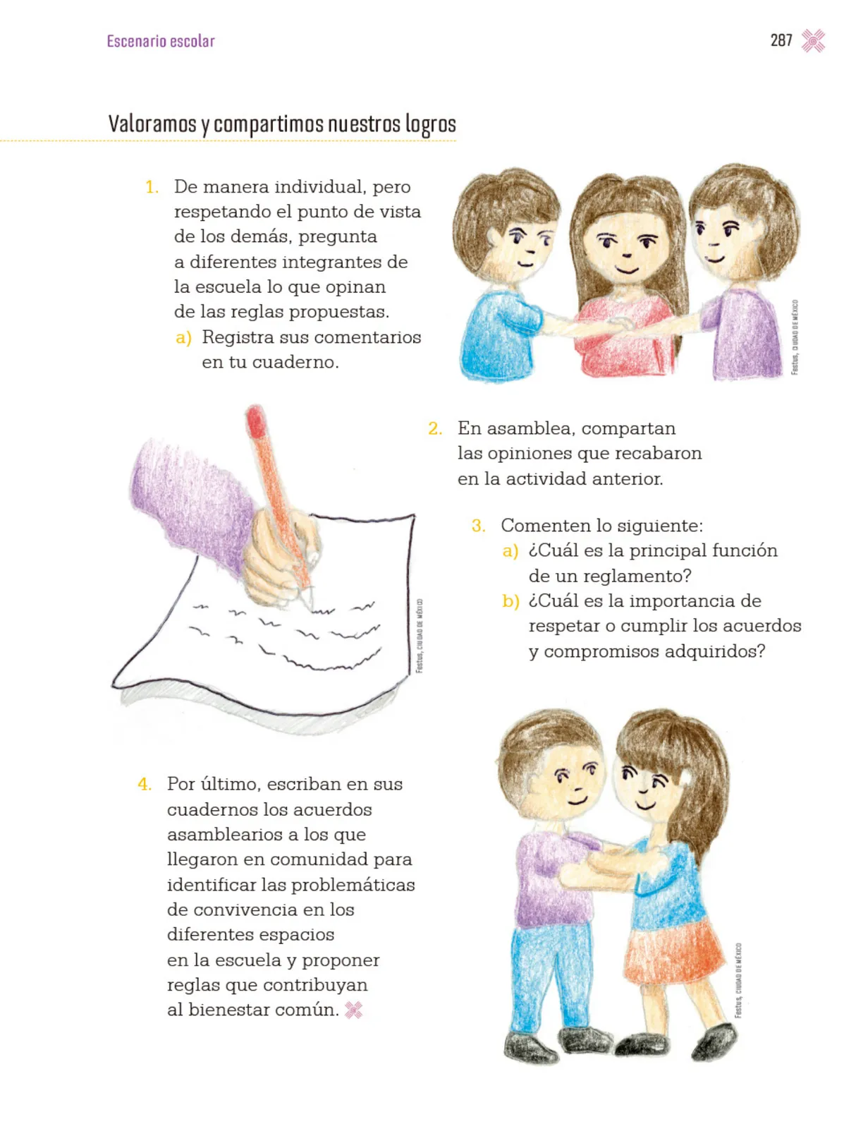 Página 290 de Proyectos Escolares. Libro de Educación Primaria Grado 3° Ciclo Escolar 2025 - 2026