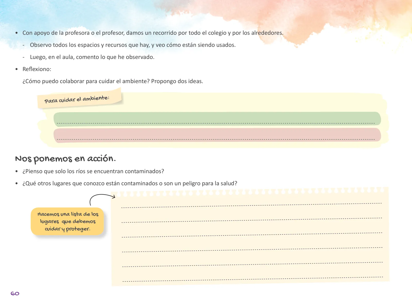Miniatura página 62 de Cuadernillo de Tutoría Tercer Grado Educación Primaria 2019 · 2019