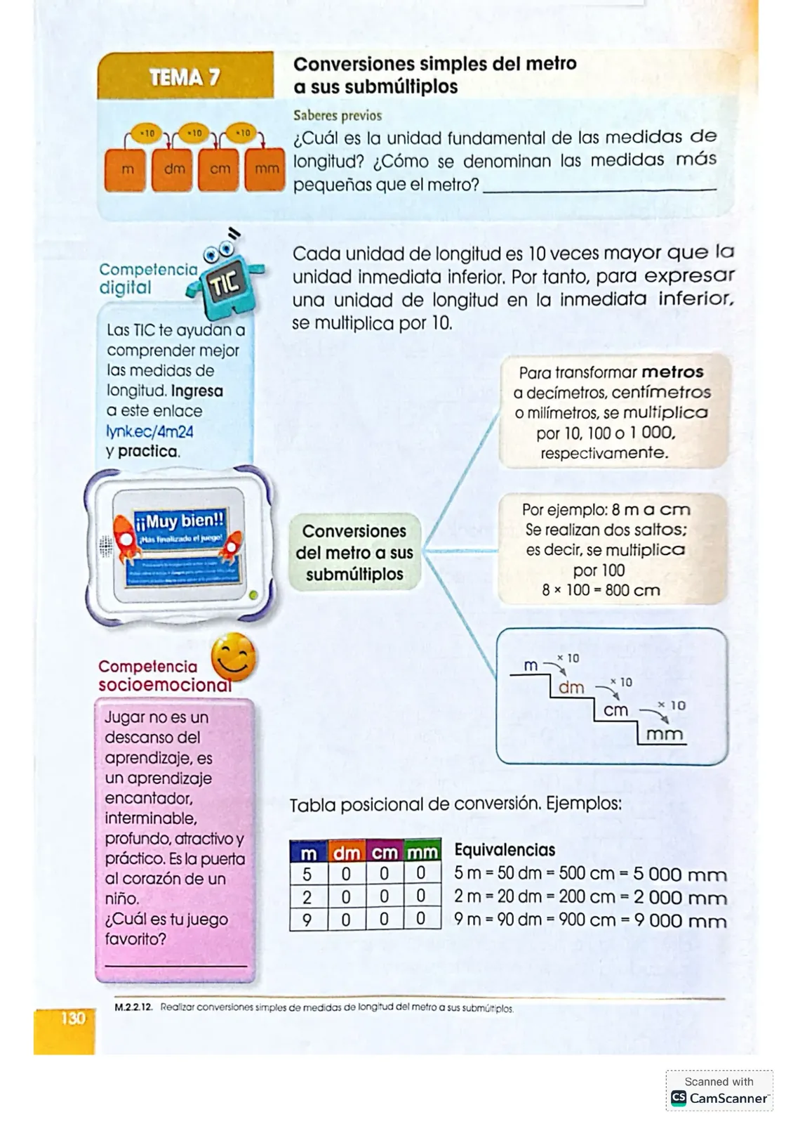 Miniatura página 130 de Matematica · 4 EGB · 2024