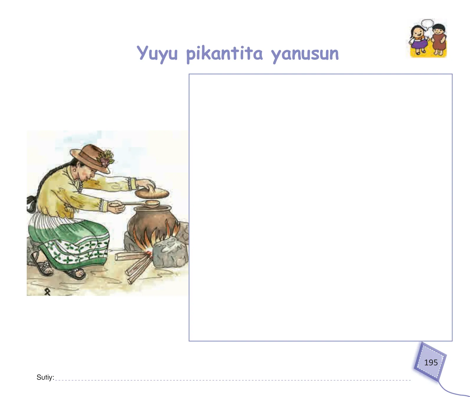 Página 197 de Kuska yachasunchik : cuaderno de trabajo y folder - inicial 4 años - Quechua chanka · 2020