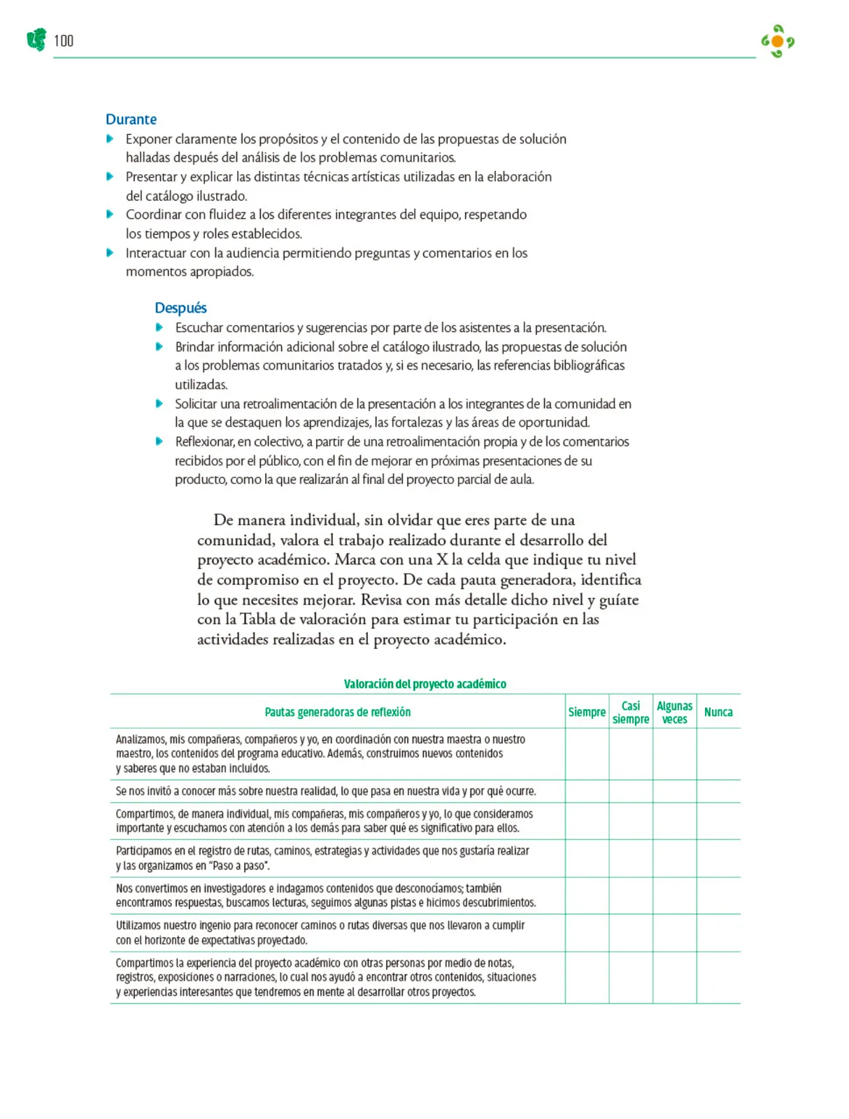 Miniatura página 101 de Colección Nanahuatzin. Nuestro libro de Proyectos. Tomo I.   Libro de Educación Telesecundaria Grado 3°  Ciclo Escolar 2025 - 2026