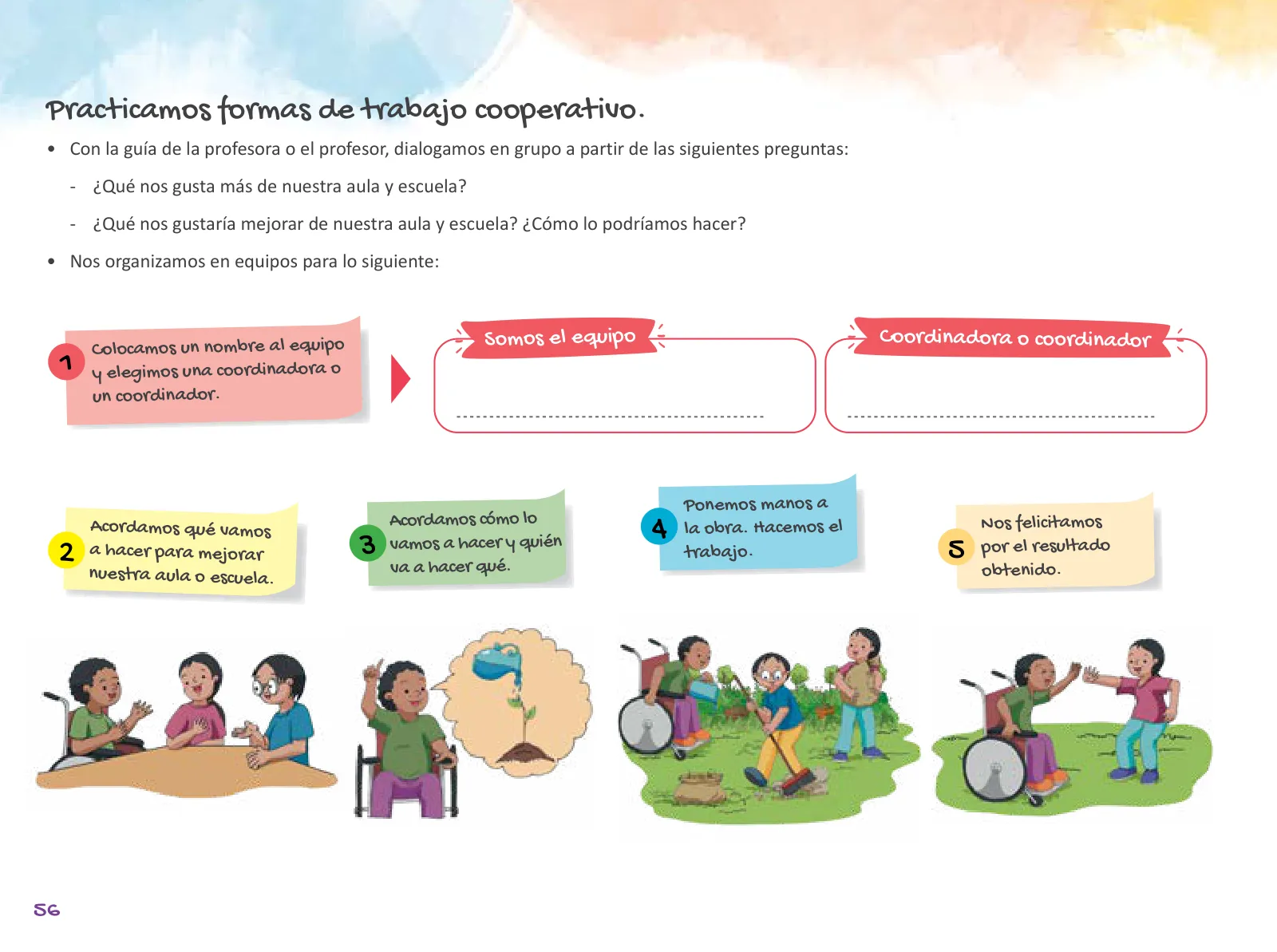 Miniatura página 58 de Cuadernillo de Tutoría 4 : cuarto grado de Educación Primaria · 2021