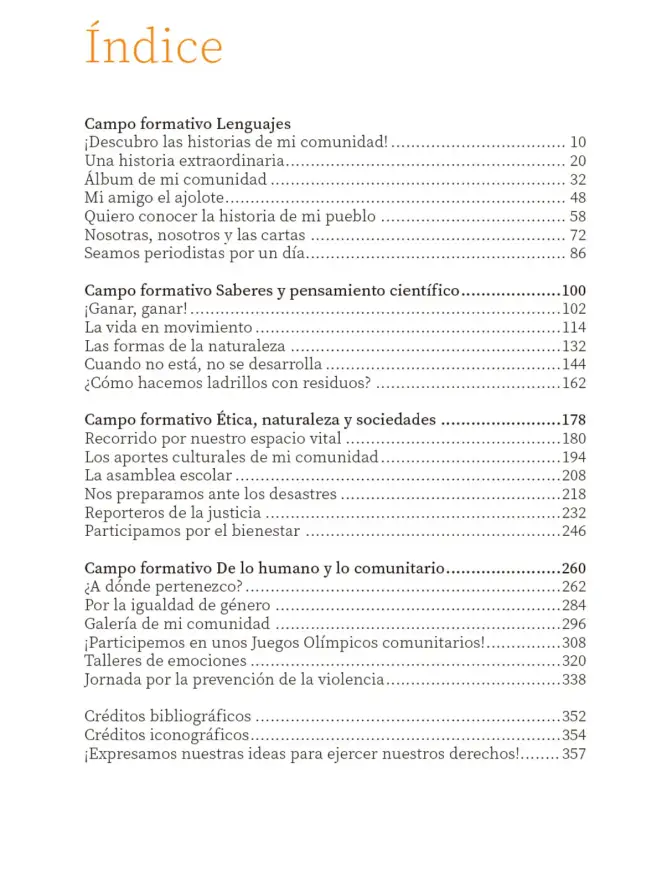Página 12 de Proyectos Comunitarios. Libro de Educación Primaria Grado 3° Ciclo Escolar 2025 - 2026