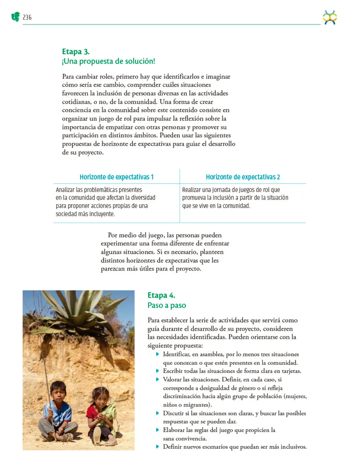 Página 237 de Colección Sk´asolil. Nuestro libro de Proyectos. Tomo III. Libro de Educación Telesecundaria Grado 2° Ciclo Escolar 2025 - 2026