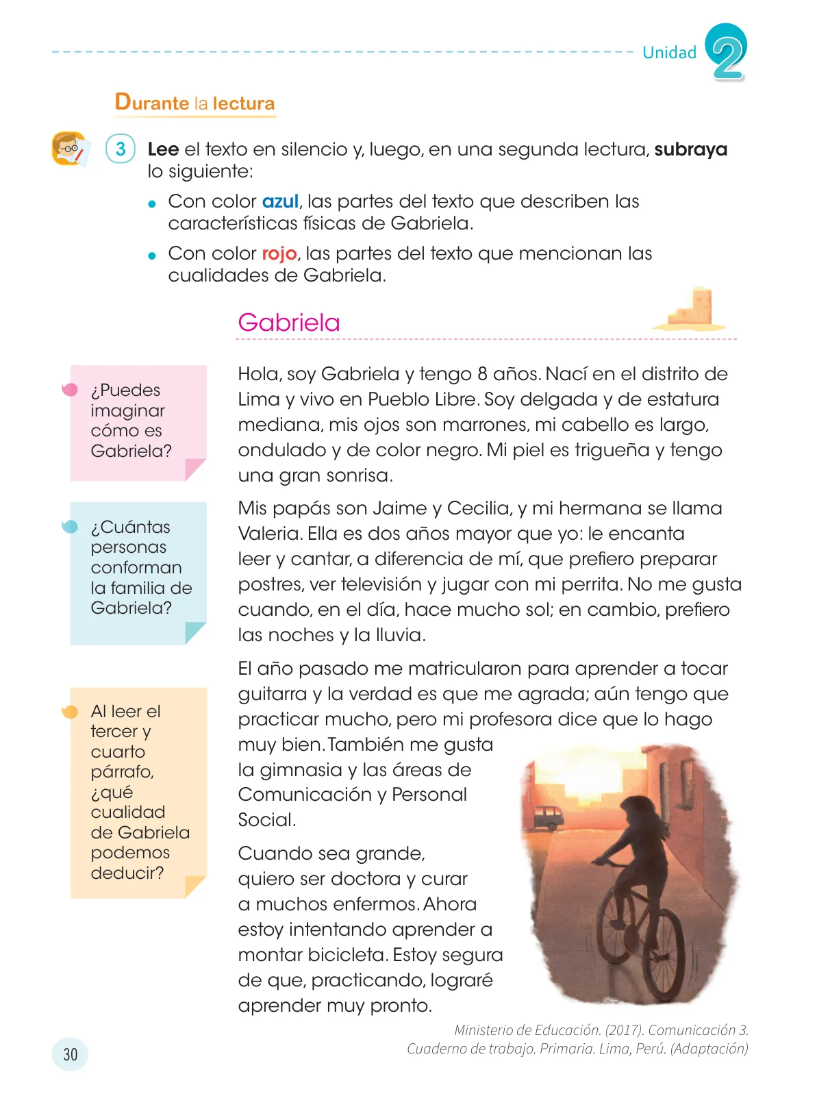 Página 32 de Comunicación 3 : cuaderno de trabajo para tercer grado de Educación Primaria 2019 · 2019