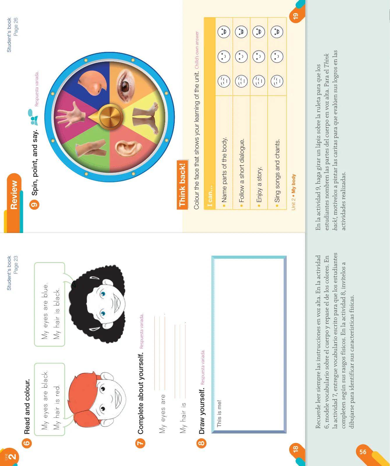 Página 58 de Inglés – Primero Básico | Student’s Book MINEDUC – Descargar PDF · 2024